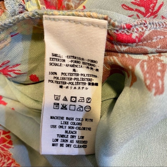 Free People Sleeveless Loose Fit Floral Top, Small - Picture 4 of 4